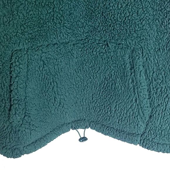 SO Hunter Green Sherpa Turtleneck Jacket with Handwarmers, Size XXL ,NWOT - Picture 4 of 9